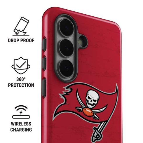 NFL Tampa Bay Buccaneers Distressed Galaxy S26 Impact Case