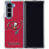 NFL Tampa Bay Buccaneers Distressed Galaxy Z Fold5 5G Clear Case