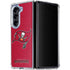 NFL Tampa Bay Buccaneers Distressed Galaxy Z Fold5 5G Clear Case