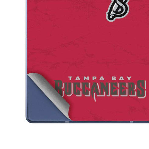 NFL Tampa Bay Buccaneers Distressed Galaxy Z Fold6 Skin