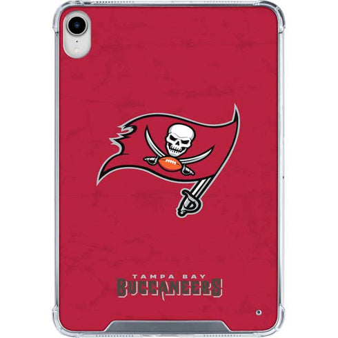 NFL Tampa Bay Buccaneers Distressed iPad 11th Gen (2025) Clear Case
