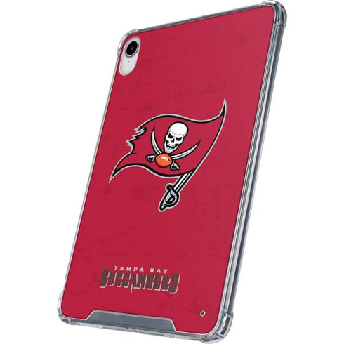 NFL Tampa Bay Buccaneers Distressed iPad 11th Gen (2025) Clear Case