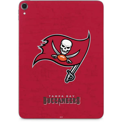 NFL Tampa Bay Buccaneers Distressed Apple iPad Pro Skin