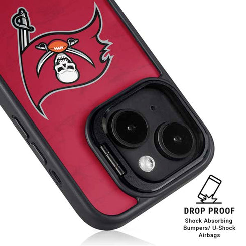 NFL Tampa Bay Buccaneers Distressed iPhone 13 Kickstand Case