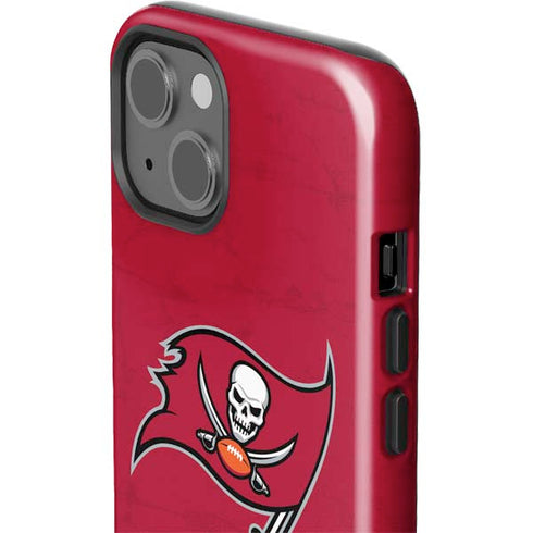 NFL Tampa Bay Buccaneers Distressed iPhone 15 Impact Case