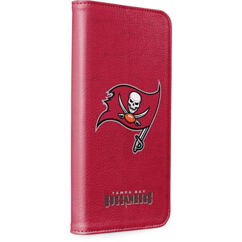 NFL Tampa Bay Buccaneers Distressed iPhone 15 Pro Max Folio Case