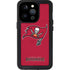 NFL Tampa Bay Buccaneers Distressed iPhone 15 Pro Waterproof Case