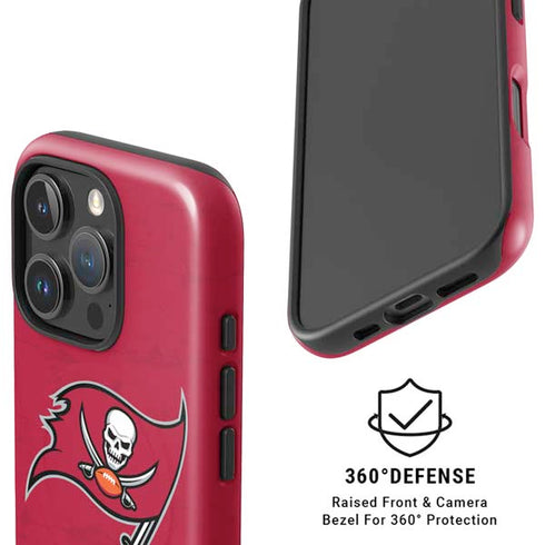 NFL Tampa Bay Buccaneers Distressed iPhone 16 Pro Max Magsafe Impact Case