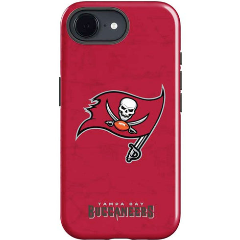 NFL Tampa Bay Buccaneers Distressed iPhone 16e Impact Case
