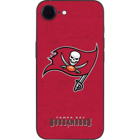 NFL Tampa Bay Buccaneers Distressed iPhone 16e Skin