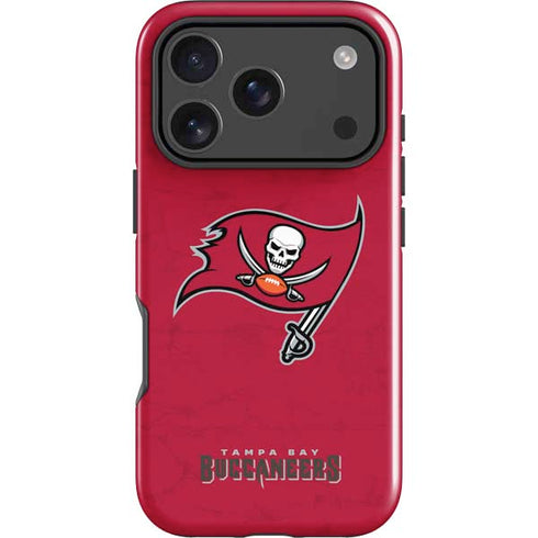 NFL Tampa Bay Buccaneers Distressed iPhone 18 Pro Max Impact Case