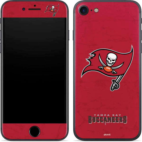 NFL Tampa Bay Buccaneers Distressed iPhone 8 Skin