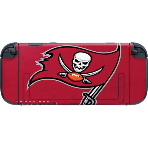 NFL Tampa Bay Buccaneers Distressed Nintendo Switch 2 (2025) with Joy-Con Skin