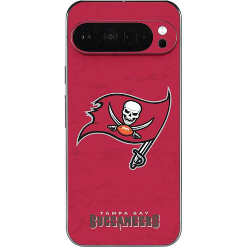 NFL Tampa Bay Buccaneers Distressed Pixel 9 Pro XL Skin