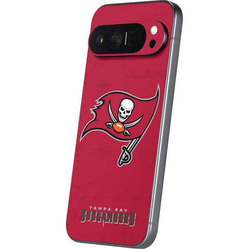 NFL Tampa Bay Buccaneers Distressed Pixel 9 Pro XL Skin