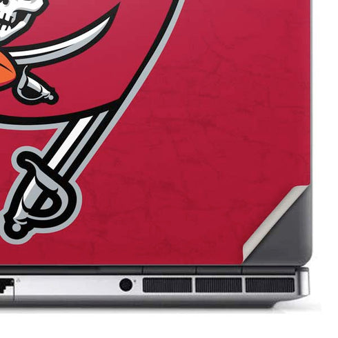 NFL Tampa Bay Buccaneers Distressed Dell Precision Skin