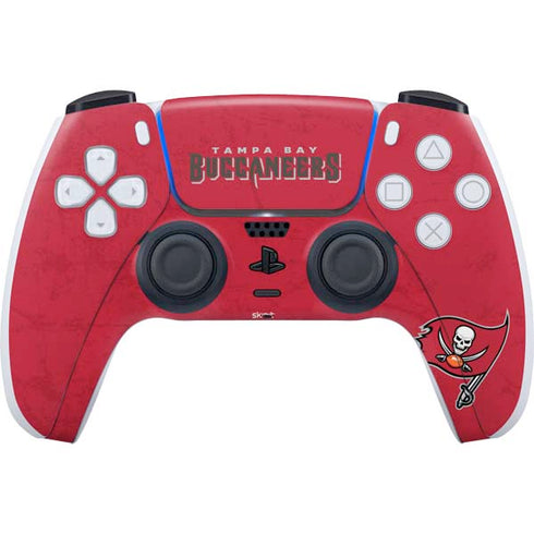 NFL Tampa Bay Buccaneers Distressed PlayStation PS5 Skins