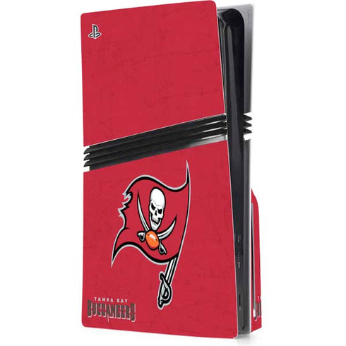 NFL Tampa Bay Buccaneers Distressed PlayStation PS5 Skins