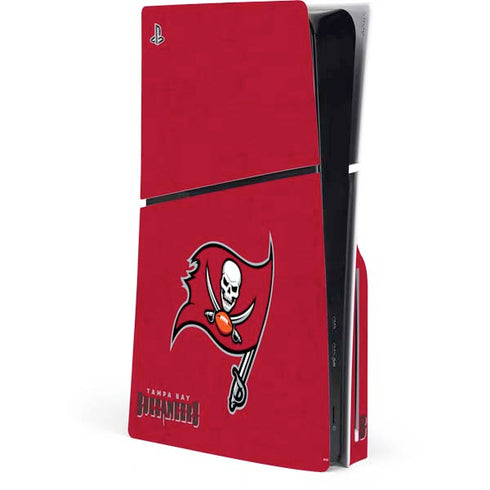 NFL Tampa Bay Buccaneers Distressed PlayStation PS5 Skins