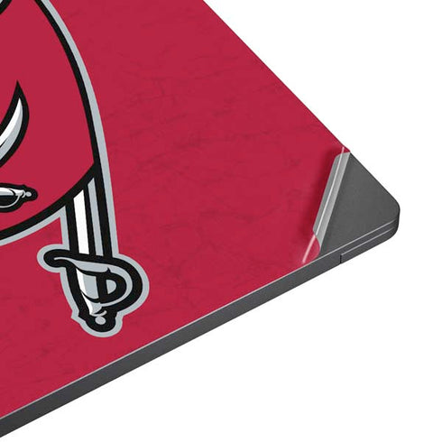 NFL Tampa Bay Buccaneers Distressed Surface Laptop 7 13.8in Skin