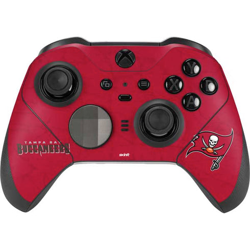 NFL Tampa Bay Buccaneers Distressed Xbox Elite Wireless Controller Series 2 Skin