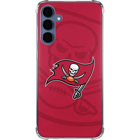 NFL Tampa Bay Buccaneers Double Vision Galaxy A55 5G Clear Case