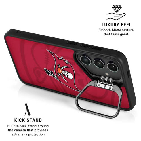 NFL Tampa Bay Buccaneers Double Vision Galaxy S25 Kickstand Case