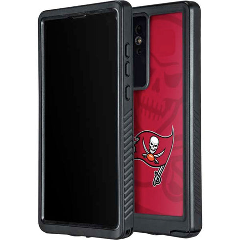NFL Tampa Bay Buccaneers Double Vision Galaxy S24 Ultra Waterproof Case