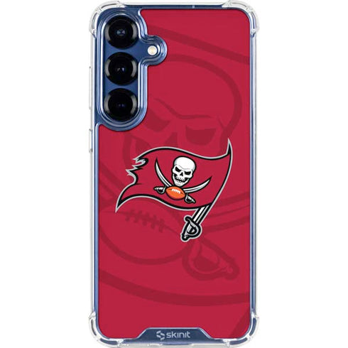 NFL Tampa Bay Buccaneers Double Vision Galaxy S25 Plus Clear Case