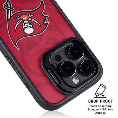 NFL Tampa Bay Buccaneers Double Vision iPhone 13 Pro Kickstand Case