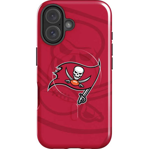 NFL Tampa Bay Buccaneers Double Vision iPhone 16 Magsafe Impact Case