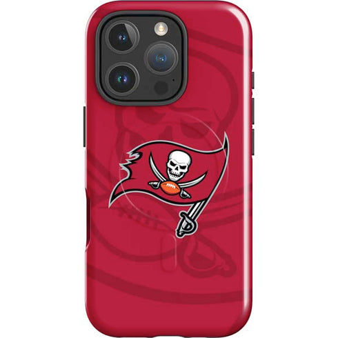 NFL Tampa Bay Buccaneers Double Vision iPhone 16 Pro Magsafe Impact Case