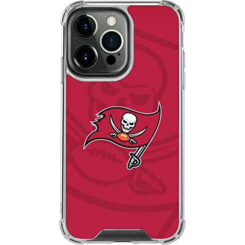 NFL Tampa Bay Buccaneers Double Vision iPhone 16 Pro Max Clear Case