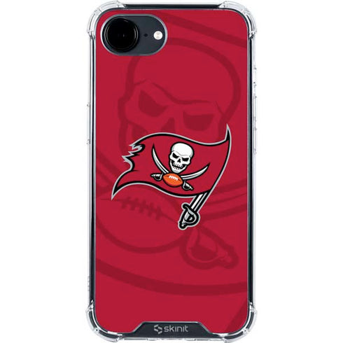 NFL Tampa Bay Buccaneers Double Vision iPhone 16e Clear Case