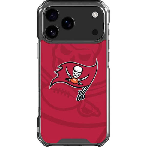NFL Tampa Bay Buccaneers Double Vision iPhone 18 Pro Max Clear Case