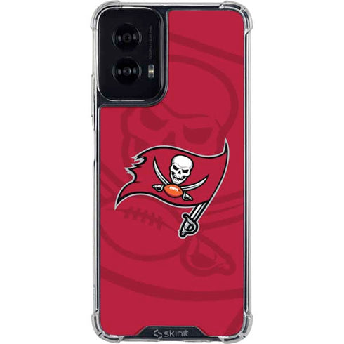 NFL Tampa Bay Buccaneers Double Vision Moto G Power 5G (2024) Clear Case