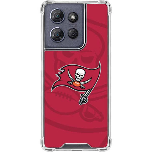 NFL Tampa Bay Buccaneers Double Vision Moto G Stylus 5G (2025) Clear Case