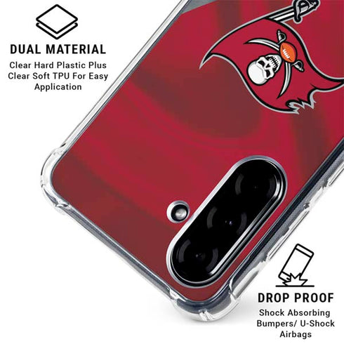 NFL Tampa Bay Buccaneers Galaxy A36 5G Clear Case