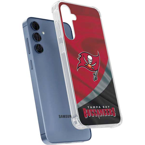 NFL Tampa Bay Buccaneers Galaxy A55 5G Clear Case