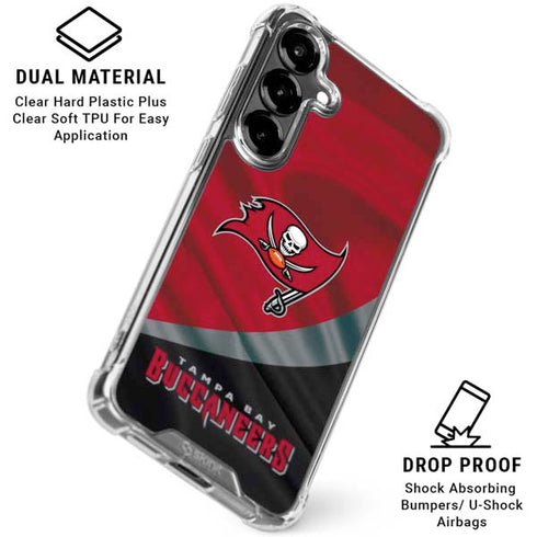 NFL Tampa Bay Buccaneers Galaxy S26 Plus Clear Case