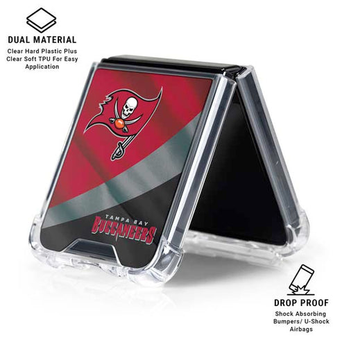 NFL Tampa Bay Buccaneers Galaxy Z Flip6 Clear Case