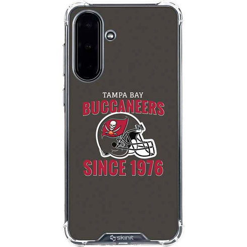 NFL Tampa Bay Buccaneers Helmet Galaxy A36 5G Clear Case