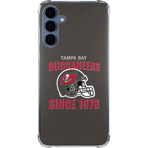 NFL Tampa Bay Buccaneers Helmet Galaxy A55 5G Clear Case