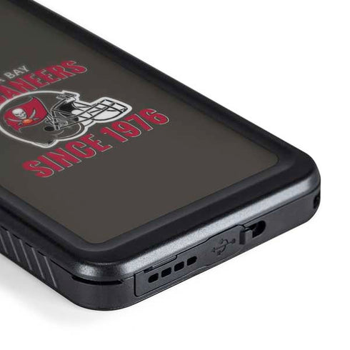 NFL Tampa Bay Buccaneers Helmet Galaxy S24 Waterproof Case