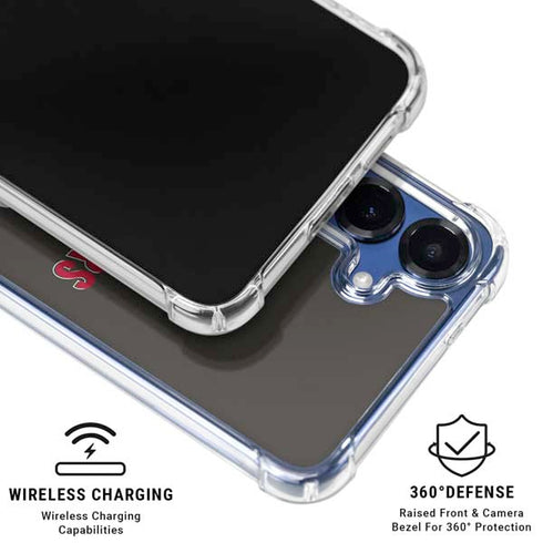 NFL Tampa Bay Buccaneers Helmet Galaxy S25 Plus Clear Case
