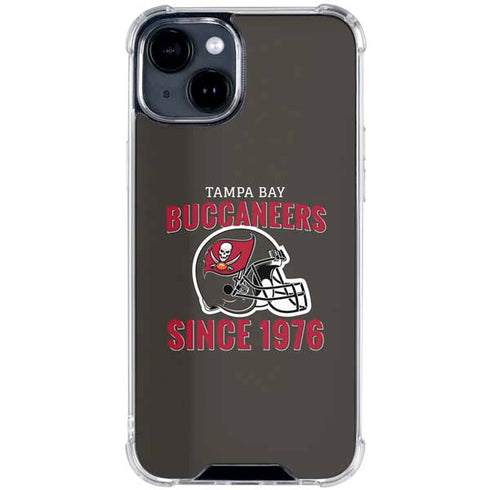 NFL Tampa Bay Buccaneers Helmet iPhone 15 Clear Case