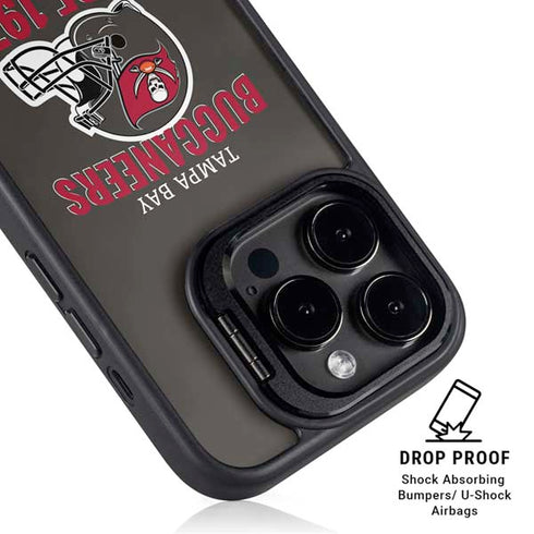 NFL Tampa Bay Buccaneers Helmet iPhone 15 Pro Kickstand Case