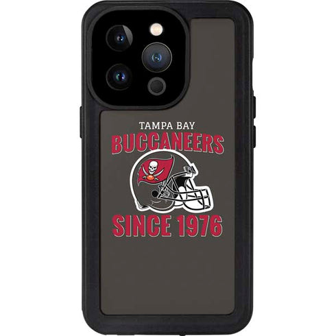 NFL Tampa Bay Buccaneers Helmet iPhone 15 Pro Waterproof Case