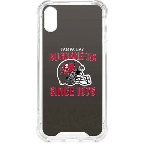 NFL Tampa Bay Buccaneers Helmet iPhone XS Clear Case