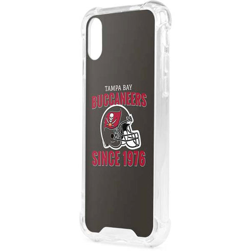 NFL Tampa Bay Buccaneers Helmet iPhone XS Clear Case